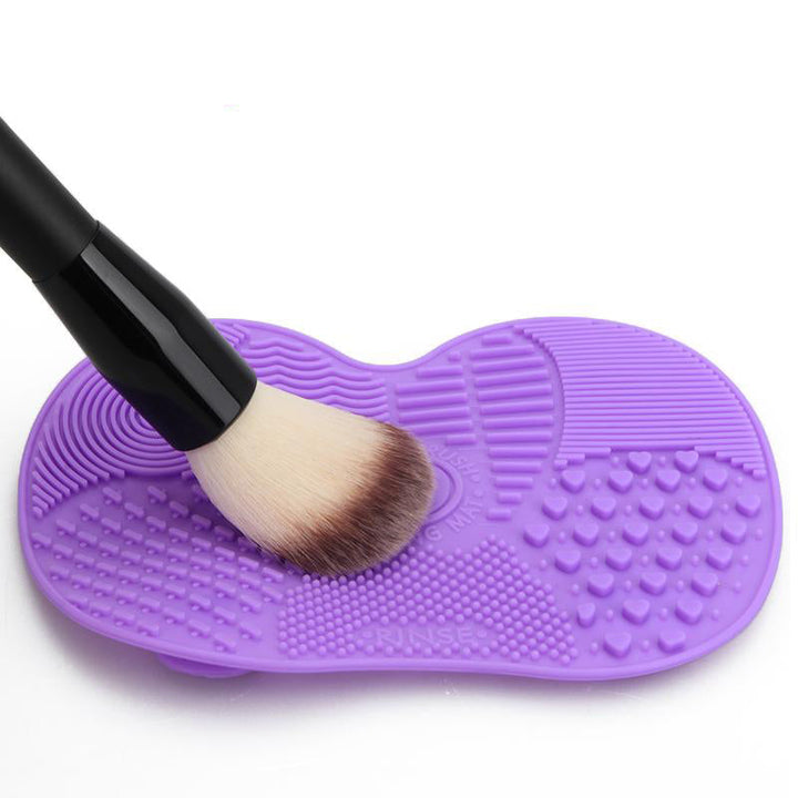 Silicone Makeup Brush Cleaner Mat — 7-Zone Deep Cleaning