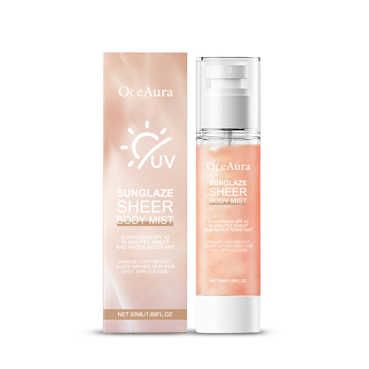 OceAura SPF 42 Mist - Lightweight Non-Sticky Sun Spray
