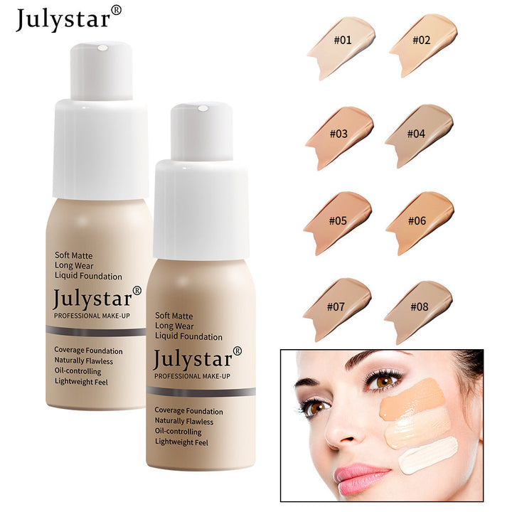 Liquid Foundation Concealer for Lightweight Soft Matte