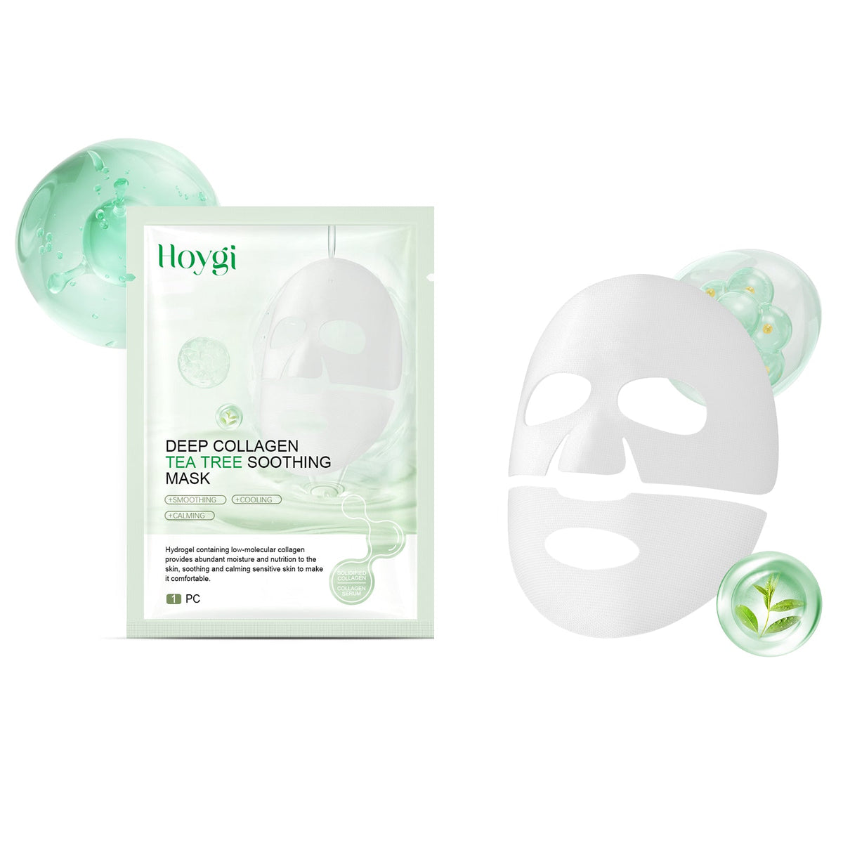 Hoygi Collagen Hydrogel Mask for Sensitive, Dry Skin
