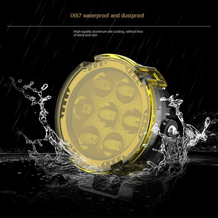 LED Car Spotlights — Dual‑Color Waterproof Off‑Road Lighting