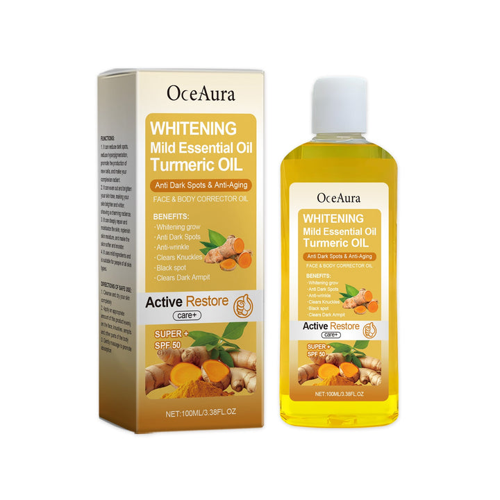 Turmeric Body Oil SPF 50 for Dark Spots & Uneven Tone