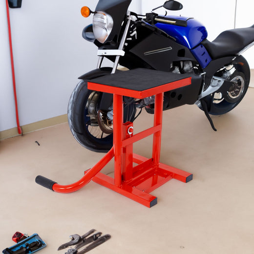 Motorcycle Lift Stand — Adjustable 11-16.5" Height, 330 lbs
