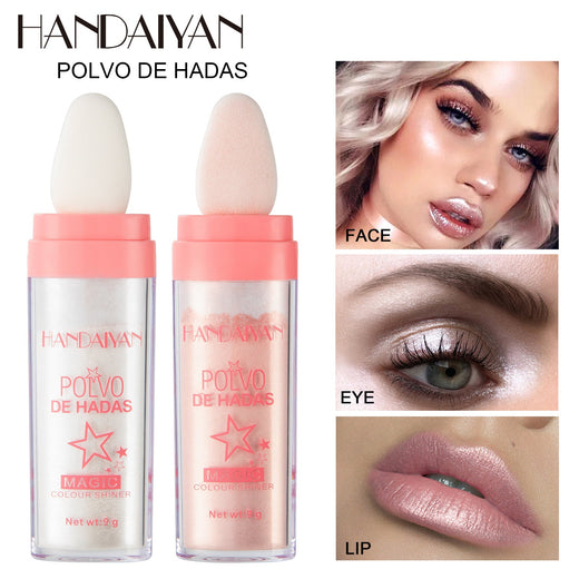 Portable Body Highlighter Powder for Luminous Shine