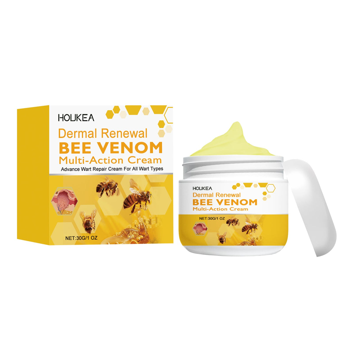 Bee Venom Repair Cream for Gentle Facial Skin Renewal