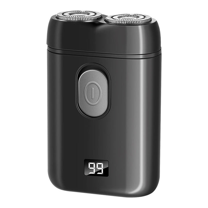 Portable Electric Shaver – Rechargeable Dual-Head Travel Razor