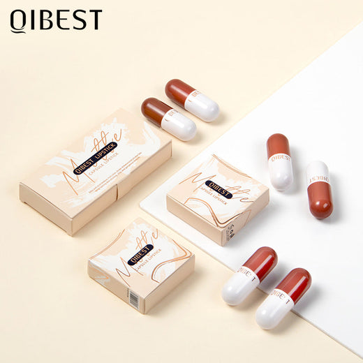 Mini Capsule Lipstick Set – Portable Velvet Matte Color