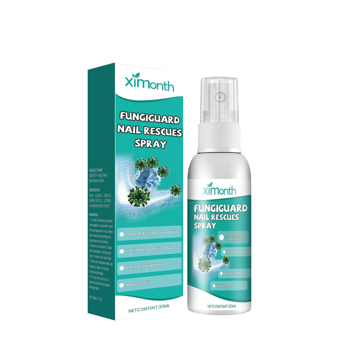 Natural Toenail Care Spray, Gentle