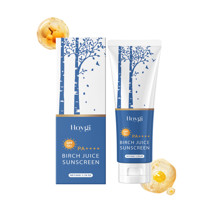 Birch Juice SPF 50+ Cream - No White Cast, Non-Sticky Feel