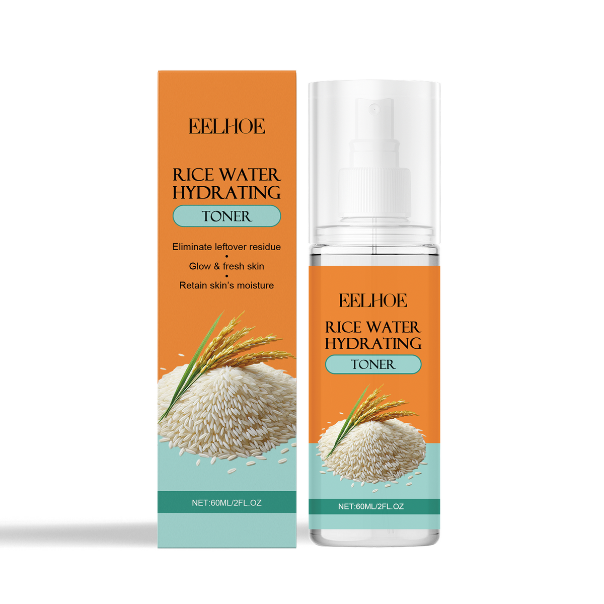 Rice Water Hydrating Toner for Dry, Dull Uneven Skin