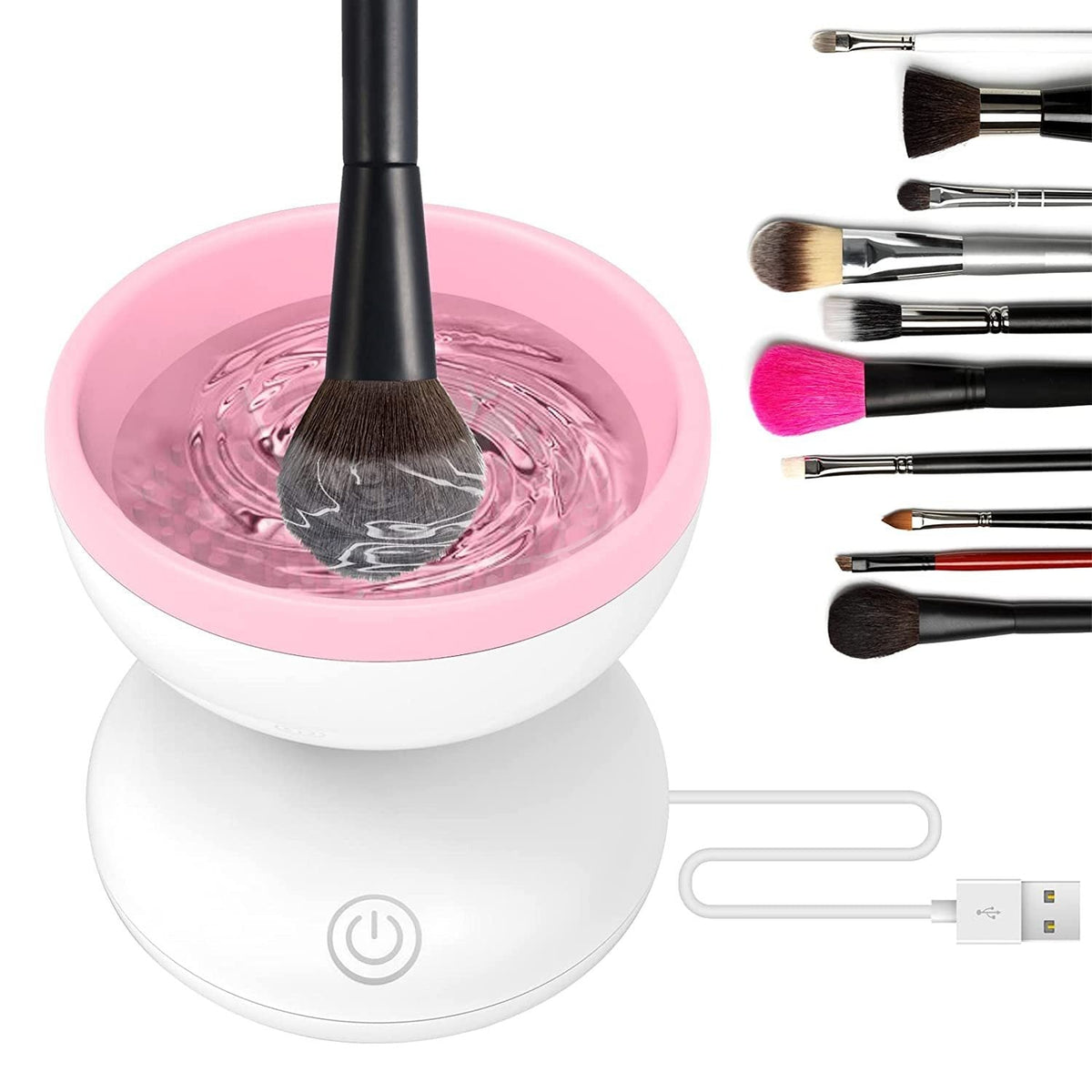 Rechargeable Makeup Brush Cleaner — Deep-Cleans Brushes