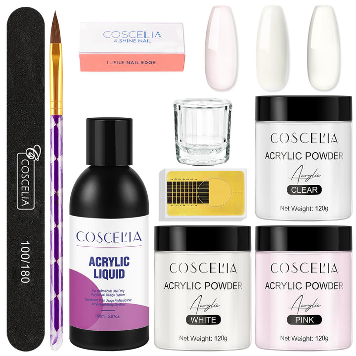 120g Professional Acrylic Nail Kit — Salon-Quality Powder