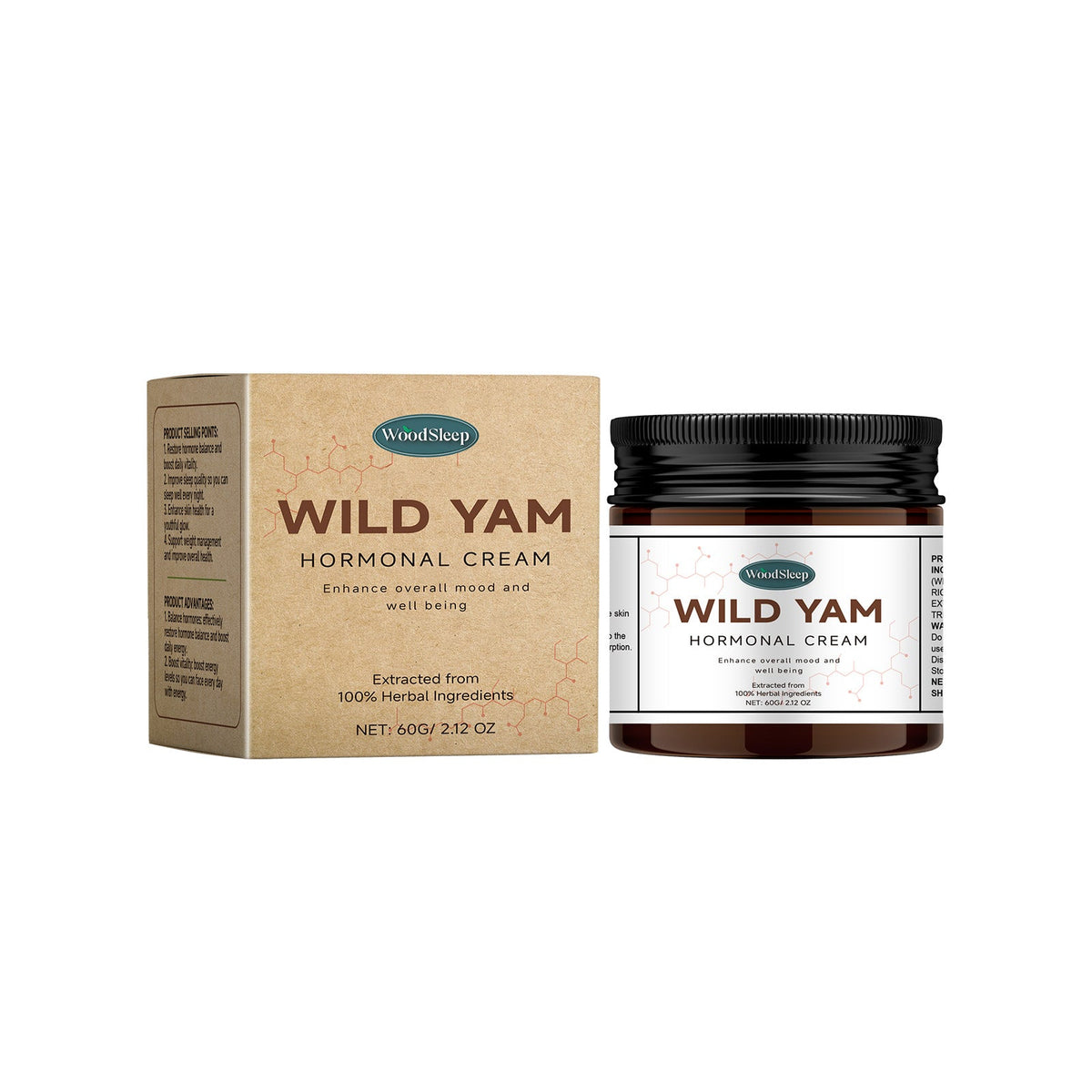 Wild Yam Hormone Cream for Natural Hormonal Balance