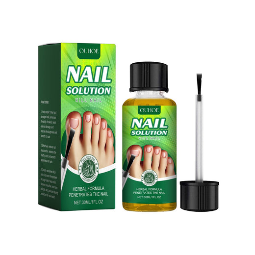 Herbal Nail Repair Solution for Discolored Brittle Nails