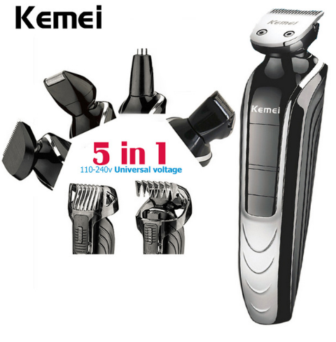 5-in-1 Men's Grooming Kit — Hair Clipper, Beard Trimmer