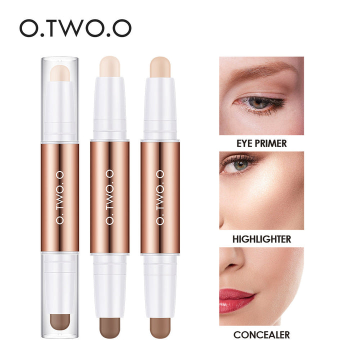 Dual-Ended Contour Stick for Easy Facial Definition