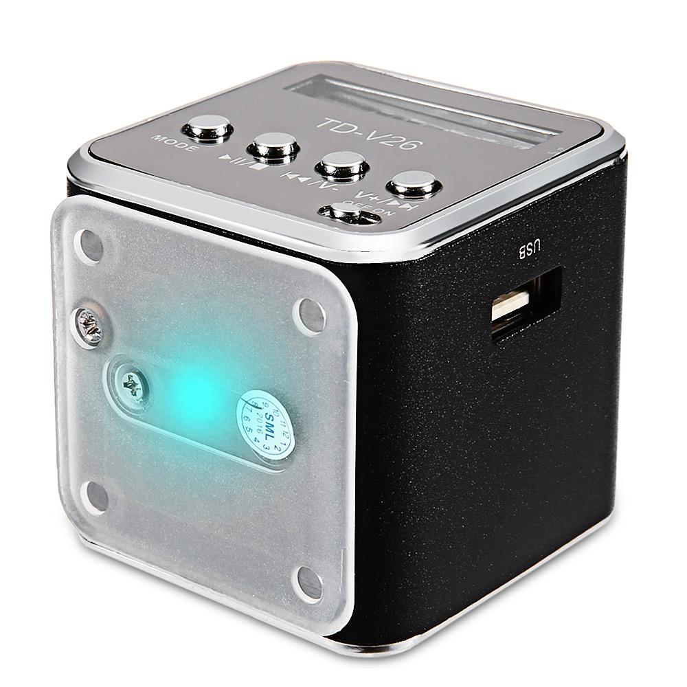 Mini Retro FM Radio – Micro SD Support, LCD Display