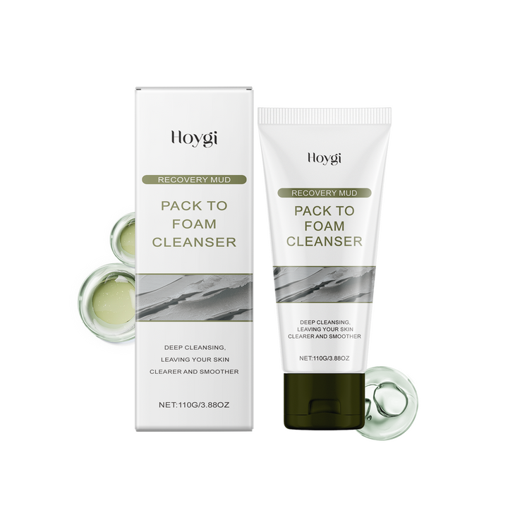 Hoygi Mud Mask Cleanser That Foams for Deep Pores