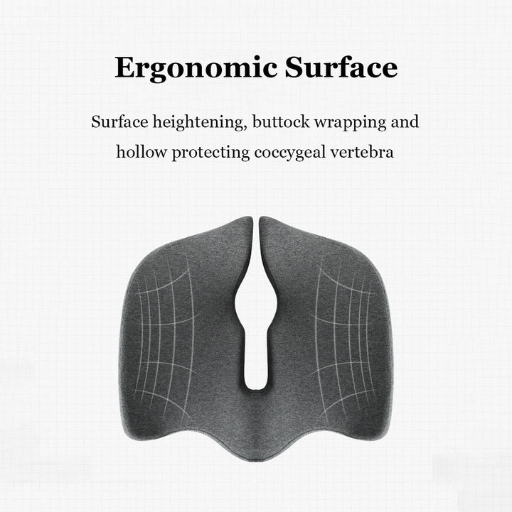 Memory Foam Seat Cushion – Ergonomic Hollow Design