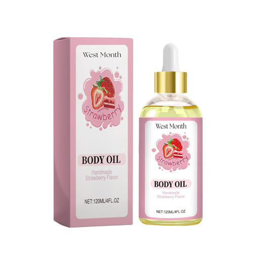 Strawberry Body Oil for Dry Skin Moisture and Firming