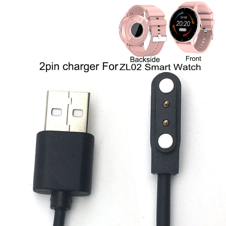 ZL02 Magnetic Charging Cable — Snap-On 2-Pin Charger