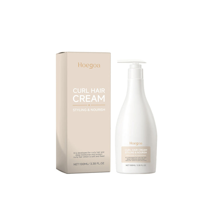 Curl Cream for Defined, Hydrated, Glossy, Frizz-Free Hair