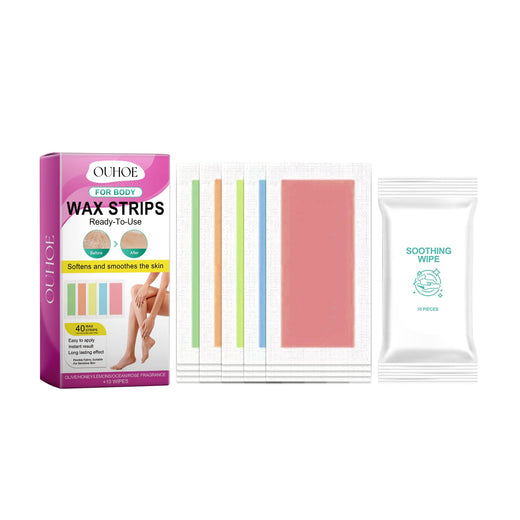 Body Wax Strips for Smooth, No-Residue Hair Removal
