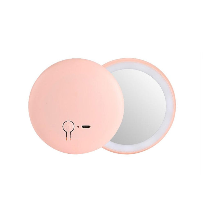 Round LED Makeup Mirror with 12 Lights — Flawless Makeup