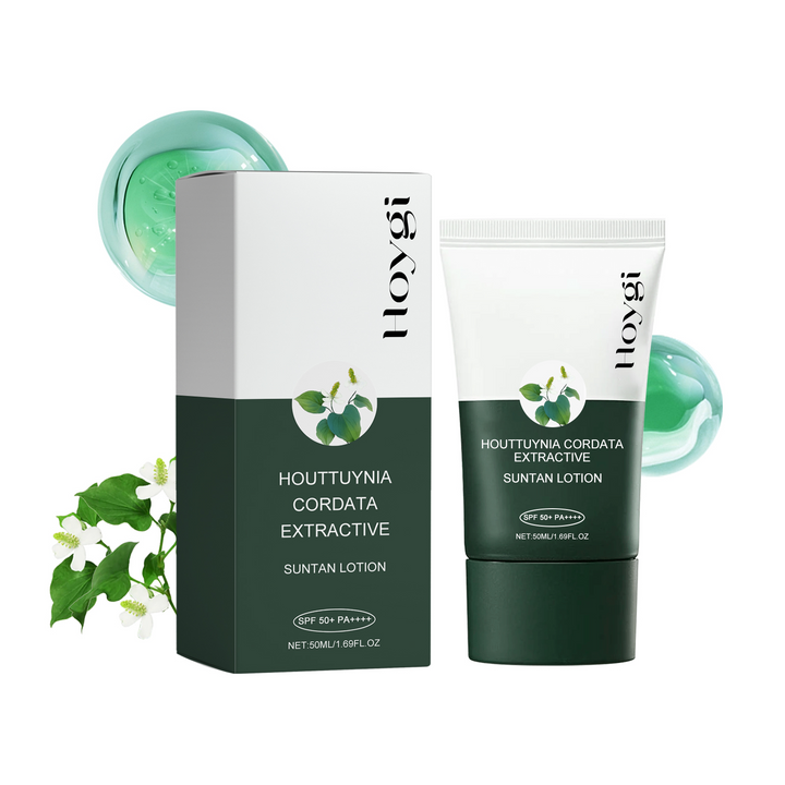Houttuynia Cordata SPF 50+ Brightening Sunscreen Moisturizer
