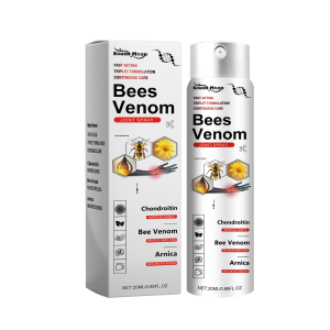 Product packaging and spray bottle front view with ingredient illustrations