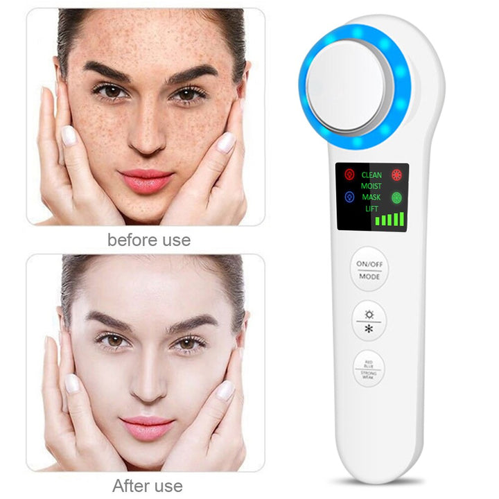 Facial Lift Massager with LED & Hot/Cold Cryotherapy