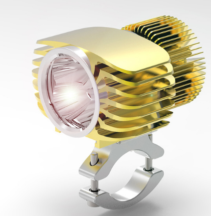 Motorcycle LED Headlight Spotlight — 2,700 Lumens