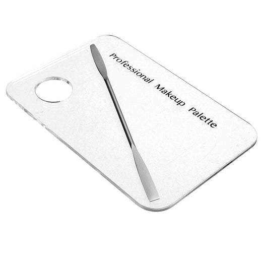 Makeup Palette Mixing Spatula Set — Transparent Acrylic,