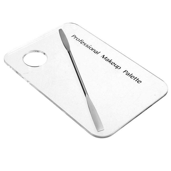 Makeup Palette Mixing Spatula Set — Transparent Acrylic