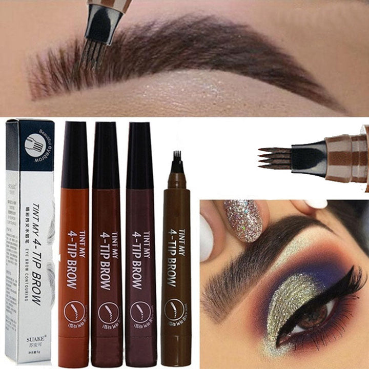 Waterproof Eyebrow Pencil for Natural Hair Strokes