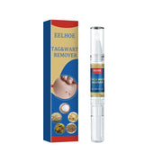 Product packaging box and single pen applicator displayed against white background