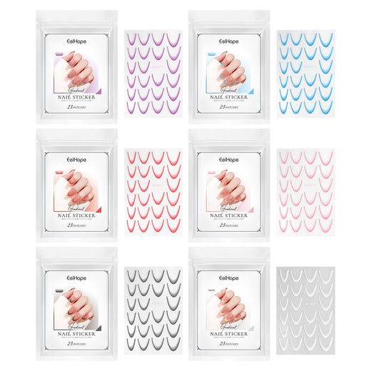 French Gradient Nail Stickers - Salon Ombre in Seconds