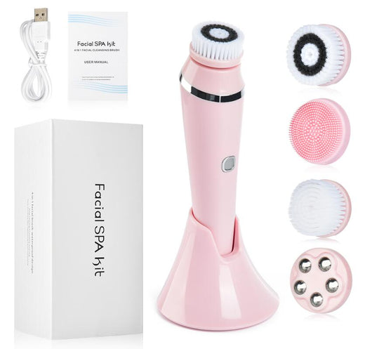 4-in-1 Facial Cleansing Brush for Deep Pore Care