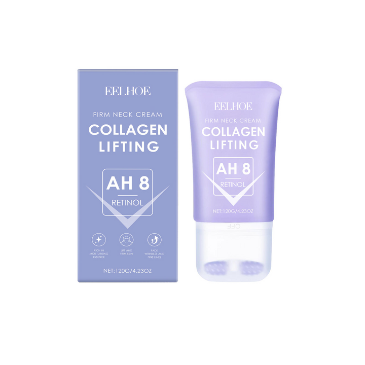 Neck Firming Cream With Hexapeptide-8 Roller Applicator