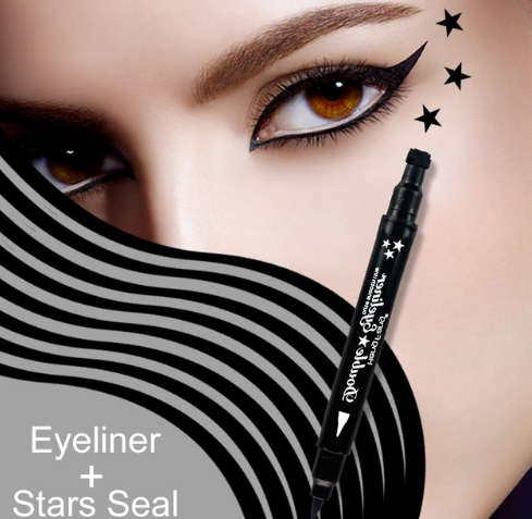 Double-Ended Eyeliner Pen for Precise Starry Looks