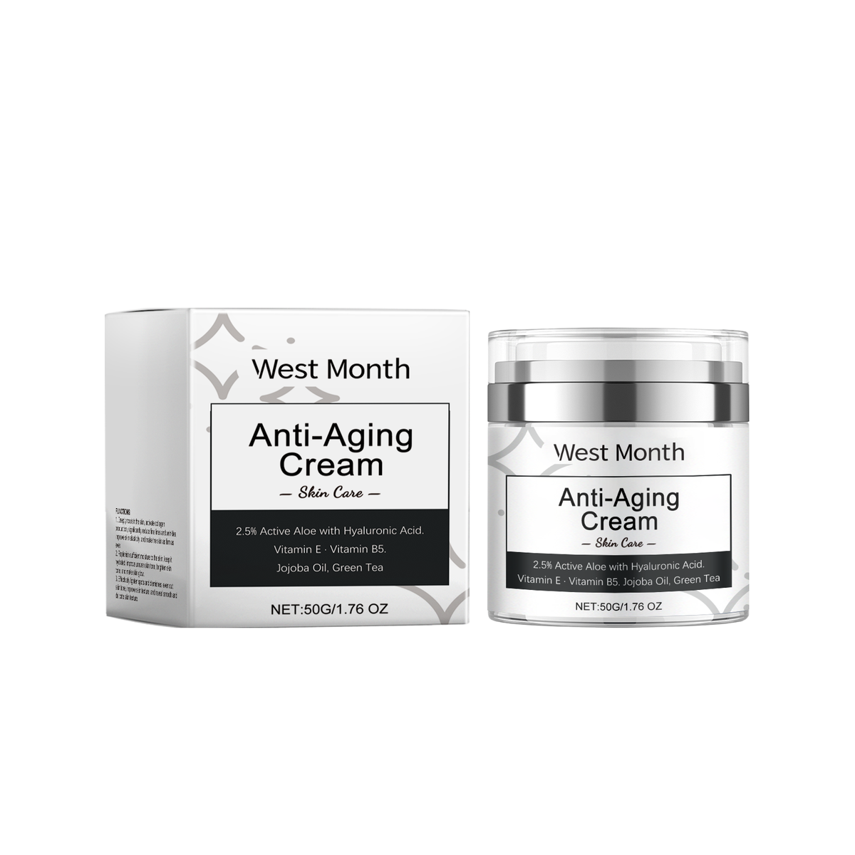 Anti-Aging Face Cream with Hyaluronic Acid & Vitamin E