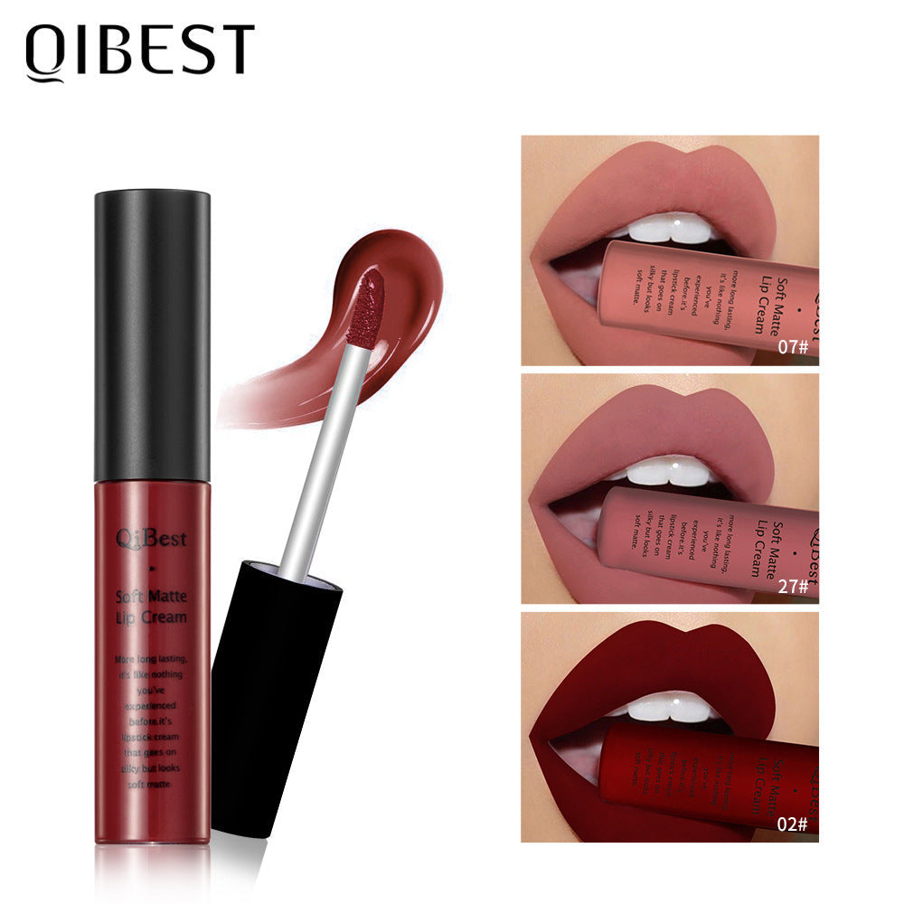 Matte Liquid Lipstick 34 Colors, Long-Lasting Soft Matte