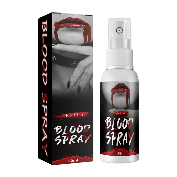 Fake Blood Spray — Instant Splatter for Halloween & Vampire