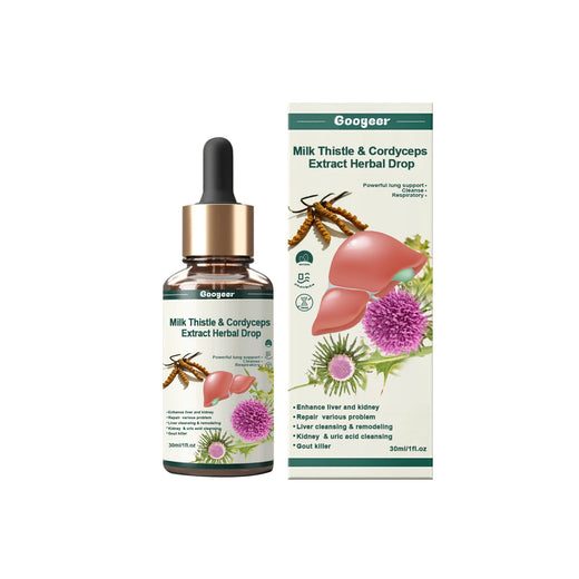 Milk Thistle Cordyceps Drops – Liver Kidney & Lung Detox
