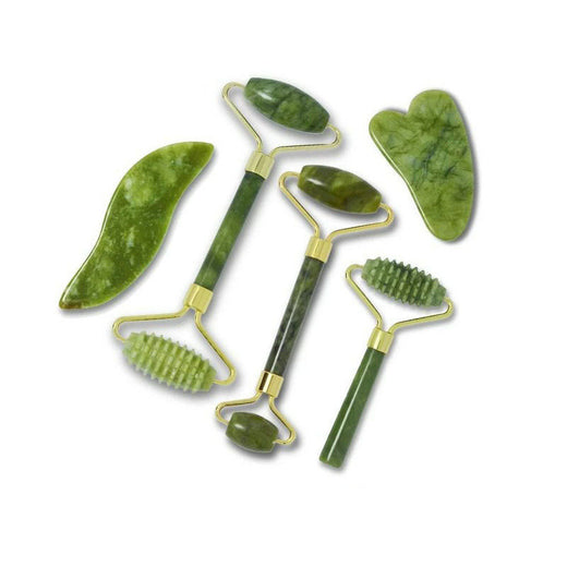 Jade Facial Massage Kit — 6 Tools for Lifting & Sculpting,