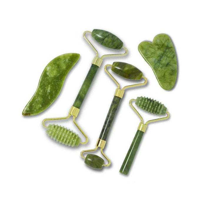 Jade Facial Massage Kit — 6 Tools for Lifting & Sculpting
