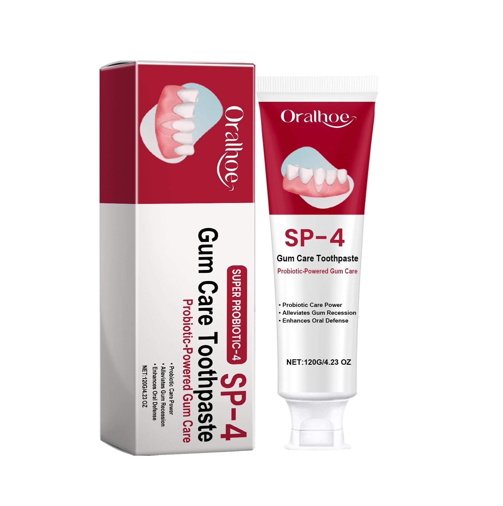 Repeat of full product packaging at slightly different angle