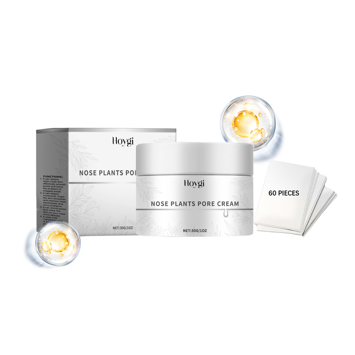 Nose Blackhead Mask Kit With 60 Pore Cleansing Patches