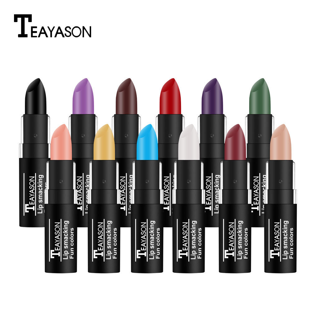 Creative Statement Lipstick Set: 12 Bold Color Shades