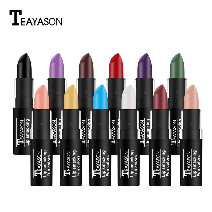 Creative Statement Lipstick Set: 12 Bold Color Shades